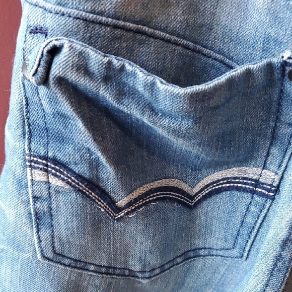 F.U.S.A.I. Classic Blue Denim Straight-Leg Jeans - Picture 7 of 10